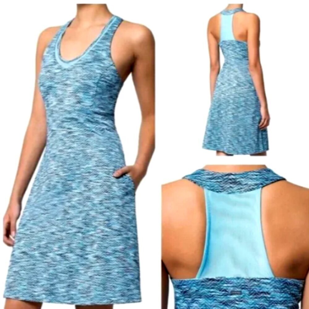 Mondetta Performance Gear MPG Activewear Athleisure‎ Travel Dress Sz S Blue# 97B